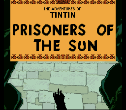 The Adventures of Tintin - Prisoners of Title Screen